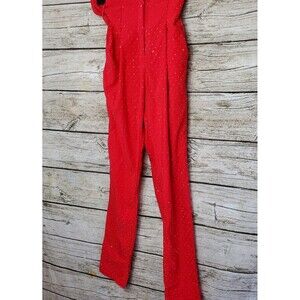 Celebrity By Hera Collection Red Stretch Pants Size Large NWOT